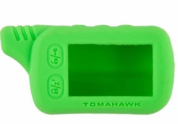 Чехол для брелка автосигнализации TOMAHAWK силиконовый зеленый SW