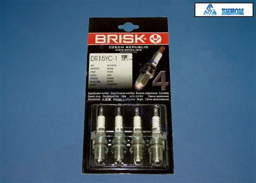 Свеча зажигания BRISK Extra DR15TC1 /ВАЗ 2112/AUDI A2/A4/A6/A8/SKODA OCTAVIA/VW GOLF/POLO 1,0/1,1/2,