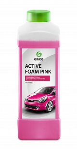 Шампунь авто Active Foam PINK 1кг Grass для бесконтактной мойки 113120