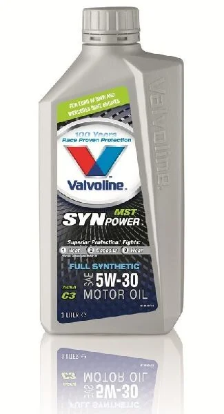 Масло моторное Valvoline SynPower XL-III C3 5W30, API SN, ACEA C3, 1 л