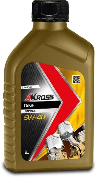 Масло моторное AKross DRIVE 5W40, API SN/CF-4, 1 л