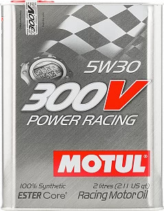 Масло моторное Motul 300V Power Racing 5W30, 2 л 104241