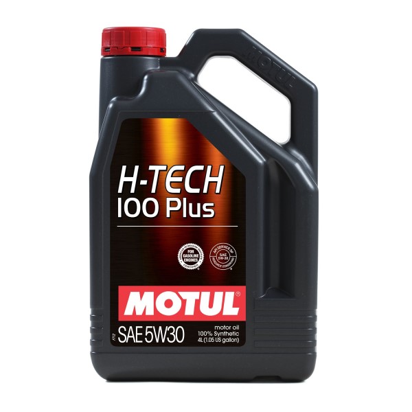 Масло моторное Motul H-TECH 100 PLUS 5W30, API SP-RC, ILSAC GF-6A, 4 л 112142