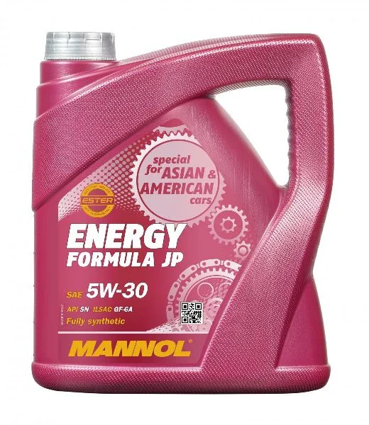 Масло моторное Mannol Energy Formula JP 5W30, API SN, ILSAC GF-6A, 4 л