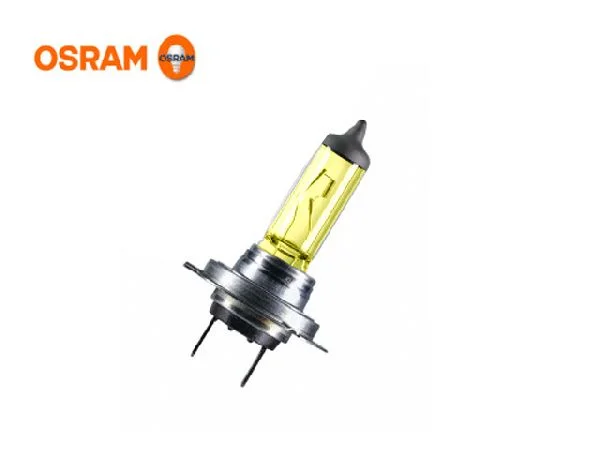Лампа галогенная H7 OSRAM Allseason +30% 12В, 55Вт до 2900К (желтый) PX26d
