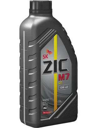 Масло моторное ZIC M7 4T (4Т) 10W40, 1 л