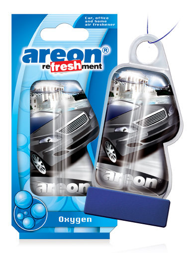 Ароматизатор на зеркало Areon Refreshment гелевый кислород 704025904