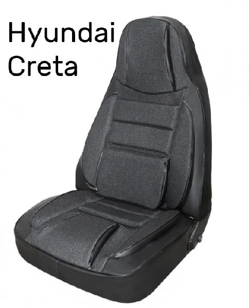 Чехлы на сиденья Жаккард серый TrendNew /Hyundai Creta Start 2016/