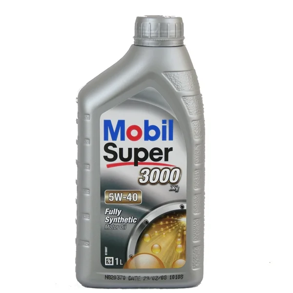 Масло моторное Mobil Super 3000 X1 5W40, API SN/CF-4, ACEA A3/B4, 1 л