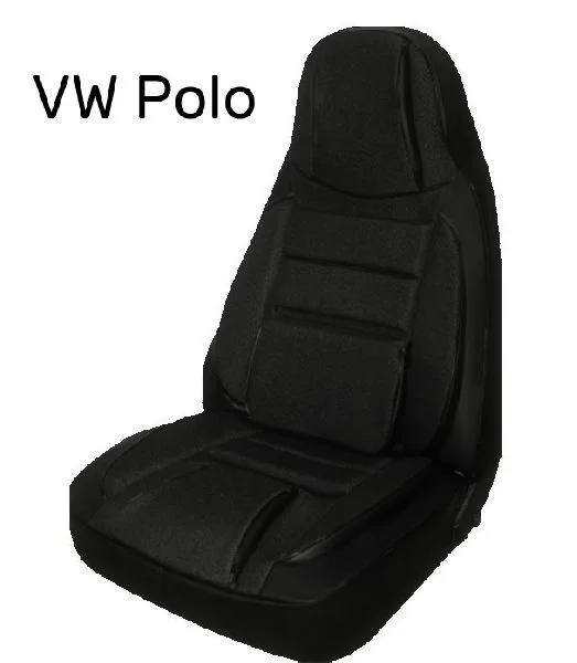 Чехлы на сиденья Жаккард черный TrendNew раздельная спинка /VW Polo 2009-/