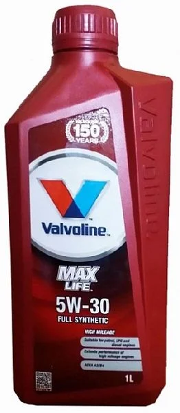 Масло моторное Valvoline MaxLife 5W30, ACEA A3/B4, 1 л