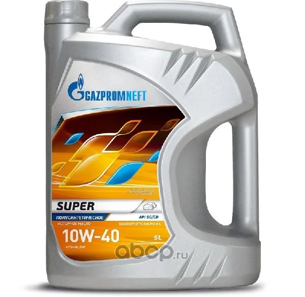 Масло моторное Gazpromneft Super 10W40, API SG/CD, 5 л