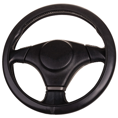 Оплетка на руль M FLEX-6 эко-кожа, черный SKYWAY S01109007