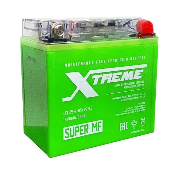 Аккумулятор МОТО XTREME UTZ5S 12В 5А-ч 55А 0 (обратная) 114x70x87 (YTZ5S) (YTZ5S) iGel 0121616