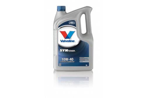 Масло моторное Valvoline SynPower 10W40, API SN/CF-4, ACEA A3/B4, (4+1) л 872272