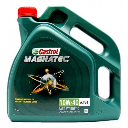 Масло моторное CASTROL Magnatec A3/B4 10W40, API SN, ACEA A3/B4, 4 л 15CA24