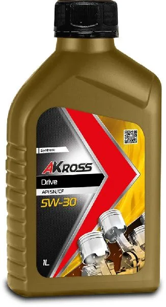 Масло моторное AKross DRIVE 5W30, API SN/CF-4, 1 л