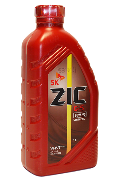Масло трансмиссионное ZIC G-5 GL-5 80W90, 1 л 132633