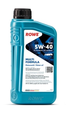 Масло моторное ROWE HIGHTEC MULTI FORMULA 5W40, API SN, ACEA C3, 1 л 20138001099