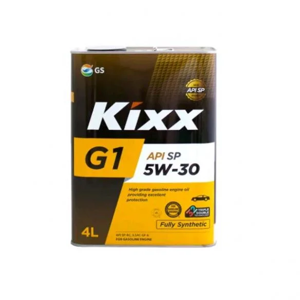 Масло моторное KIXX G1 Dexos1 5W30, API SP, ILSAC GF-6, ACEA C1, 4 л
