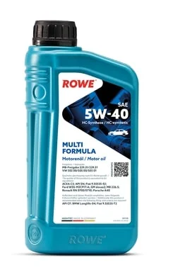 Масло моторное ROWE HIGHTEC MULTI FORMULA 5W40, API SN, ACEA C3, 1 л