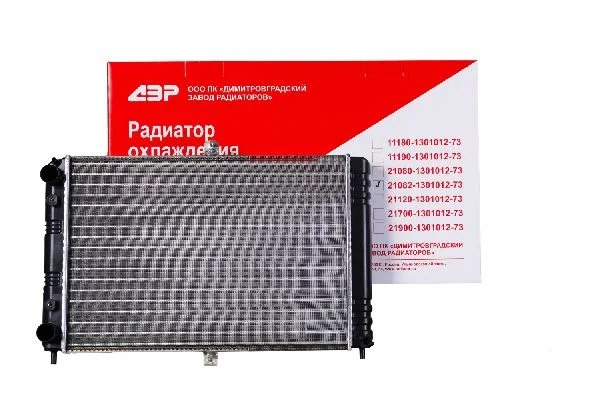Радиатор (алюмин) ДЗР /ВАЗ 2108, 2114 инжектор/ 21082130101273