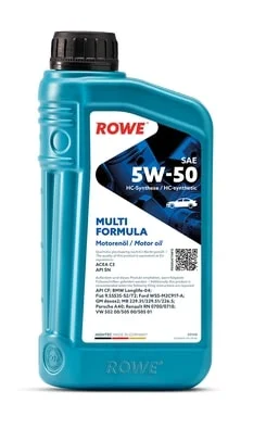 Масло моторное ROWE HIGHTEC MULTI FORMULA 5W50, API SN/CF-4, ACEA C3, 1 л