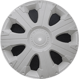 Колпаки колесные декоративные R13 STAR Расинг белый 090275