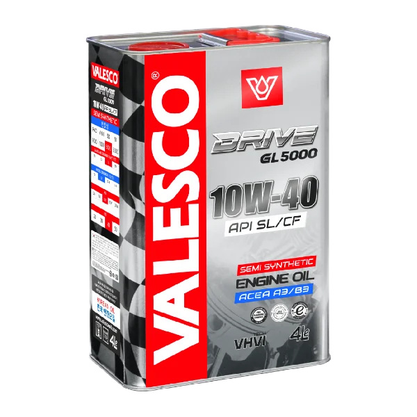 Масло моторное VALESCO Drive GL 5000 10W40, API SL/CF-4, 4 л