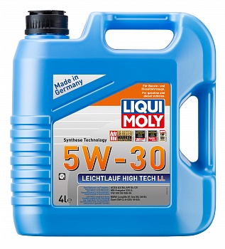 Масло моторное Liqui Moly Leichtlauf High Tech LL 5W30, API SL, ACEA A3/B4, 4 л 39006