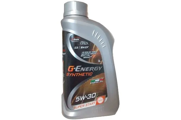 Масло моторное G-Energy Synthetic Super Start 5W30, API SP, ACEA C3, 1 л