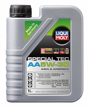 Масло моторное Liqui Moly Special Tec AA 5W30, API SP, ILSAC GF-6A, 1 л 7515