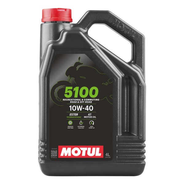 Масло моторное Motul 5100 4T Ester (4Т) 10W40, 4 л 104177