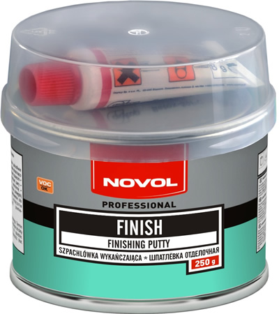 Шпатлевка двухкомп NOVOL FINISH 250г отделочная 1120