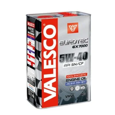 Масло моторное VALESCO Eurotec GX 7000 5W40, API SN/CF-4, 1 л