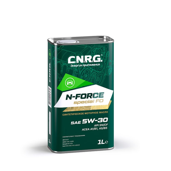 Масло моторное C.N.R.G N-Force Special FO 5W30, API SN/CF-4, ACEA A5/B5, 4 л CNRG0230004P