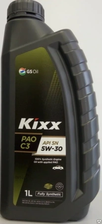 Масло моторное KIXX PAO C3 5W30, API SN, ACEA C3, 1 л L2082AL1E1