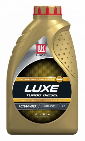 Масло моторное Лукойл Luxe Turbo Diesel 10W40, API CF-4, 1 л