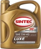 Масло моторное Sintec Luxe 5W40, API SL/CF-4, 4 л
