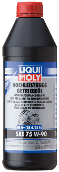 Масло трансмиссионное Liqui Moly Hochleistungs-Getriebeöl 75W90, 1 л 3979