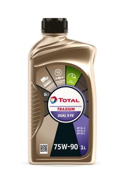 Масло трансмиссионное TOTAL Traxium Dual 9 FE 75W90, 1 л 11150301