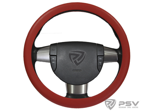 Оплетка руля M PSV Admix (Slim) силиконовая красная 128889