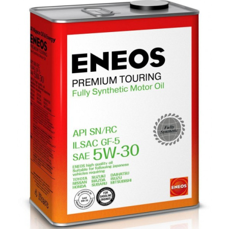 Масло моторное Eneos Premium Touring 5W30, API SN-RC, ILSAC GF-5, 4 л 8809478942216