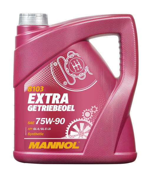 Масло трансмиссионное Mannol Extra Getriebeöl 75W90, 4 л MN81034