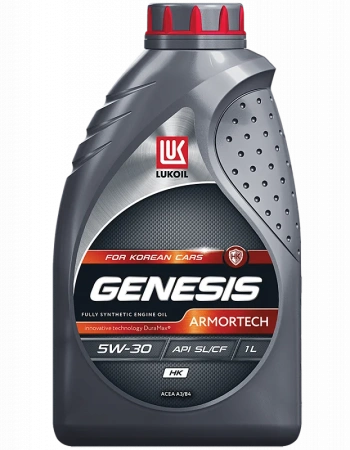 Масло моторное Лукойл Genesis Armortech HK 5W30, API SL/CF-4, ACEA A3/B4, 1 л