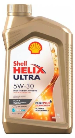 Масло моторное Shell Helix Ultra ECT C3 5W30, API SN, ACEA C3, 1 л, Dexos2 550046369