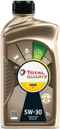 Масло моторное TOTAL Quartz 9000 Future NFC 5W30, API SL/CF-4, ACEA A5/B5, 1 л