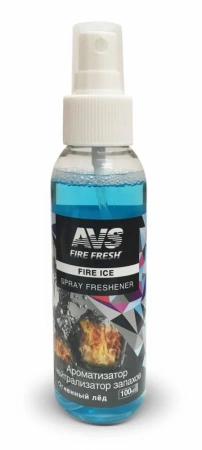 Ароматизатор воздуха спрей 100мл Stop Smell огненный лед AVS