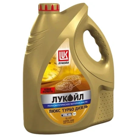 Масло моторное Лукойл Luxe Turbo Diesel 10W40, API CF-4, 5 л 189371