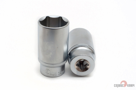 Головка 32 1/2" 6гр удлиненная СЕРВИС КЛЮЧ 77832